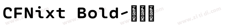 CFNixt Bold字体转换